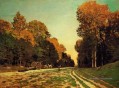 La route de Chailly à Fontainebleau Claude Monet